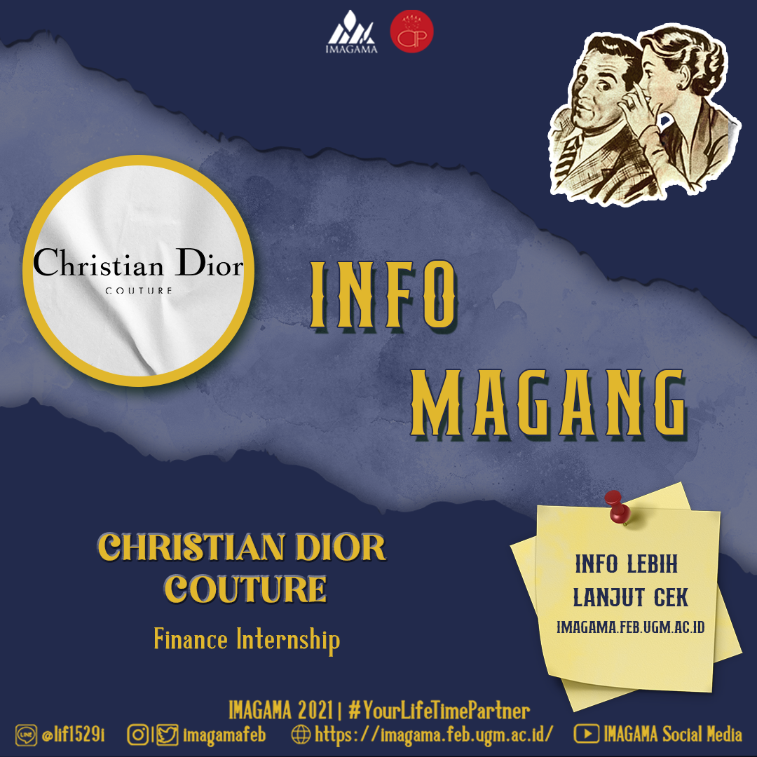 Penawaran Magang sebagai Finance Internship di Christian Dior Couture 2021