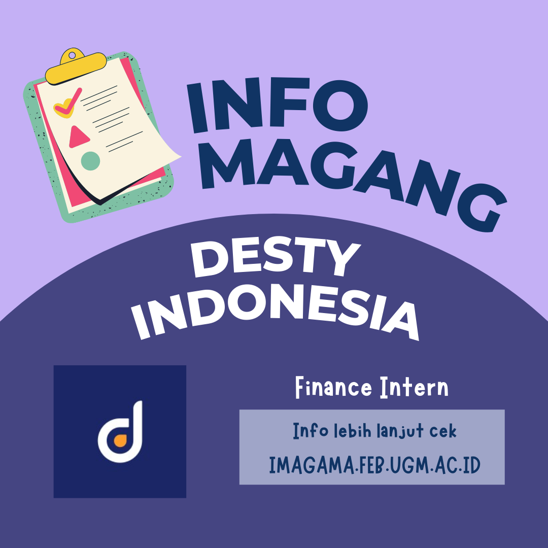 Penawaran Magang sebagai Finance Intern di Desty Indonesia 2022